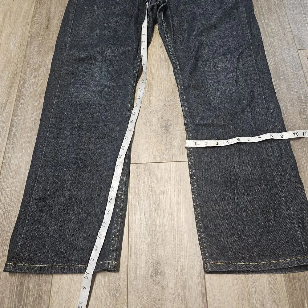 Levi's 559 Relaxed Straight Leg Jeans Dark Blue Denim Men's 36 X 30